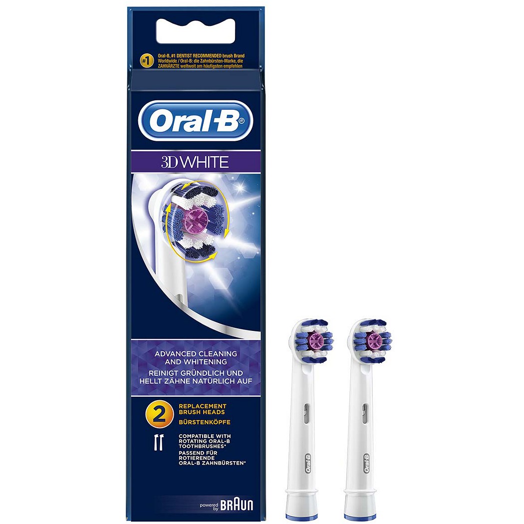 Oral-B 3D-White Brush Heads 2 Pack
