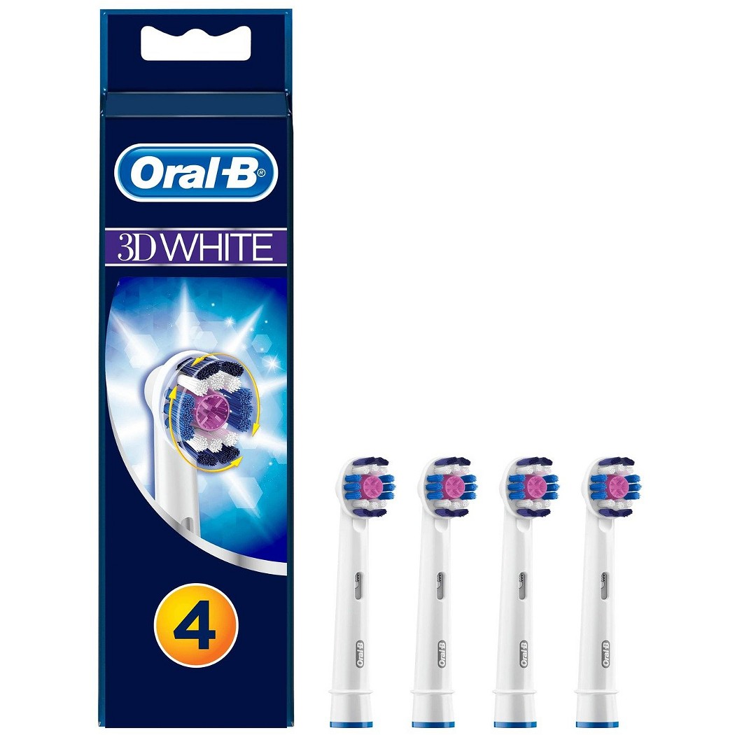 Oral-B 3D White Brush Heads 4 Pack