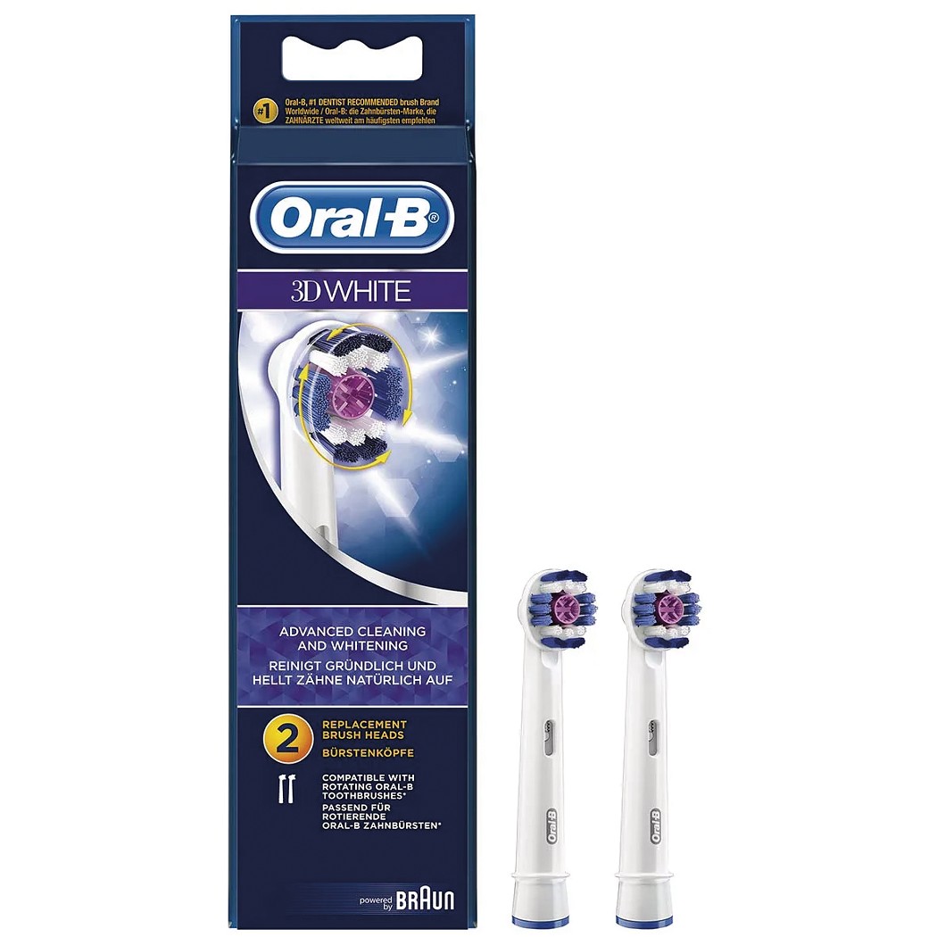 Oral-B 3D White Toothbrush Heads 4Pack