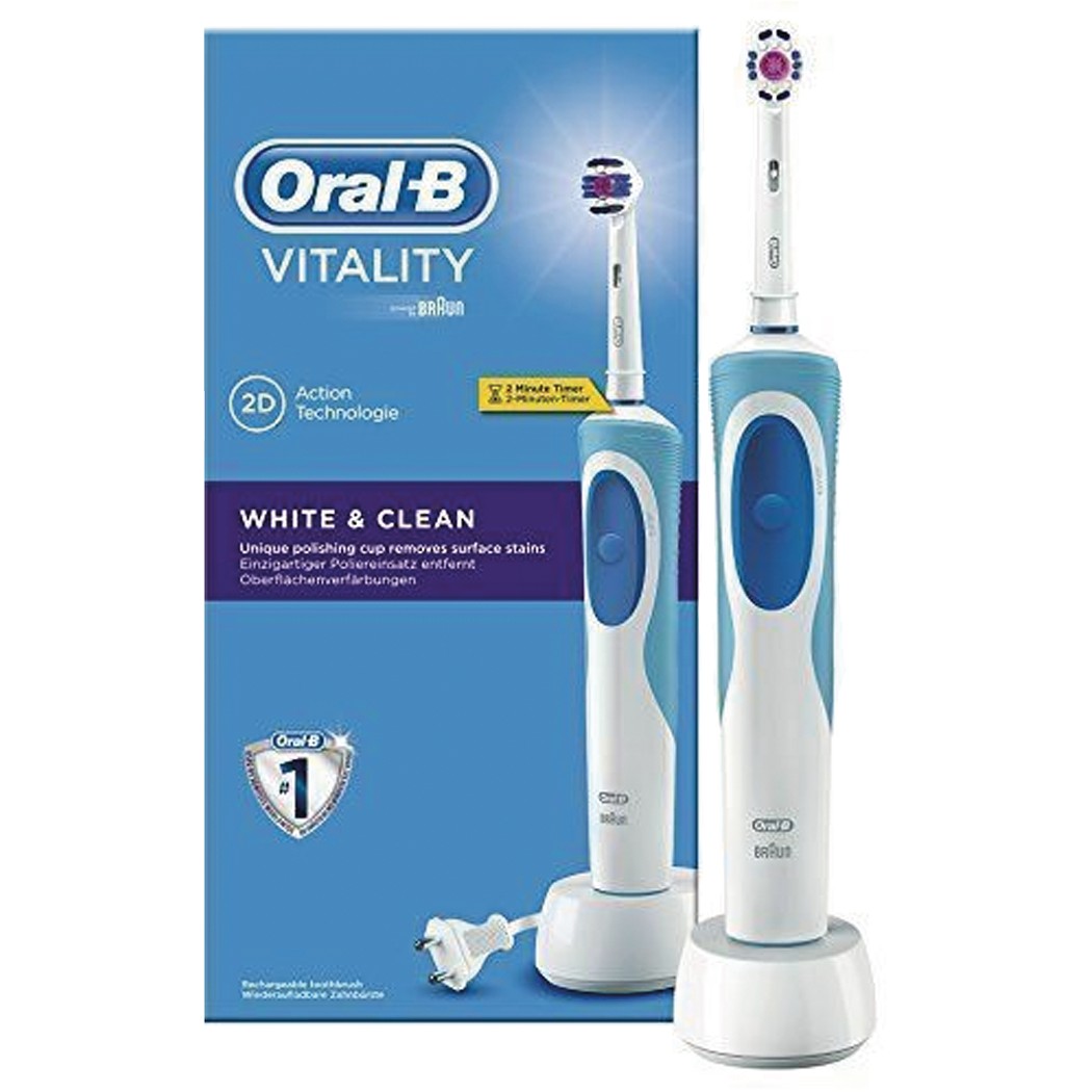 Vitality Plus White and Clean Toothbrush