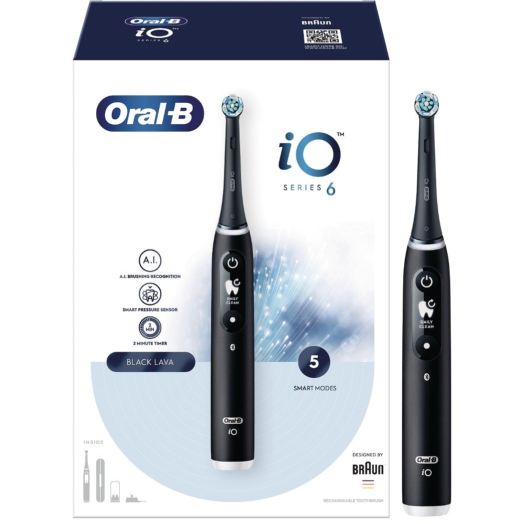 Oral-B iO6 Black Lava Ultimate Clean Toothbrush