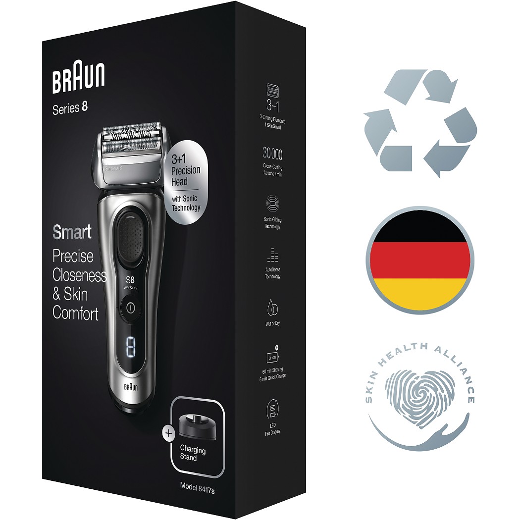 シリーズ8 8417S Braun Electric Razor for Men, Series 8 8417s Foil